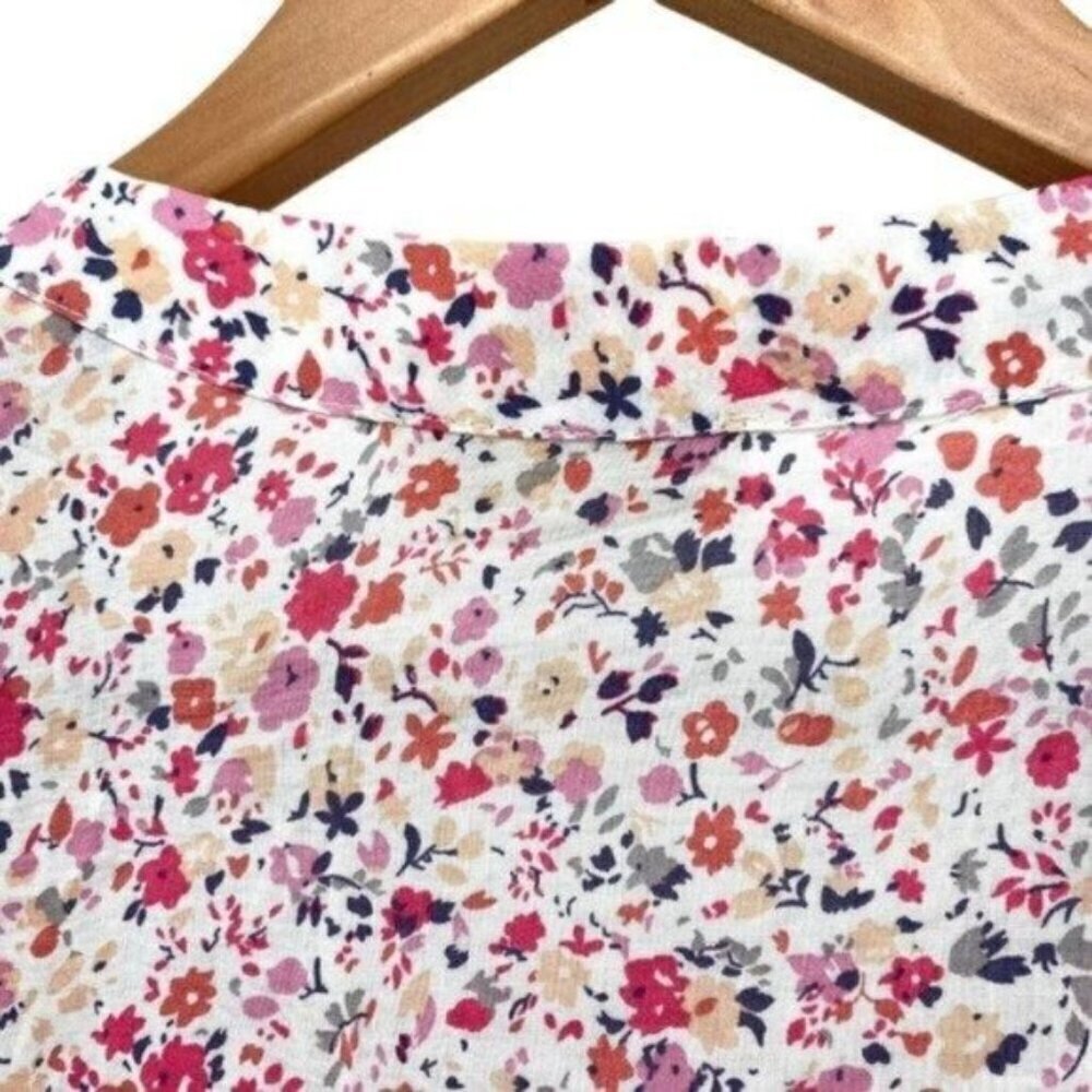 Cynthia Rowley Floral Peasant Blouse - Picture 8 of 9